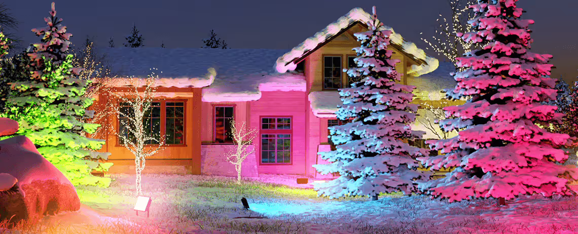 Can you get coloured flood lights?